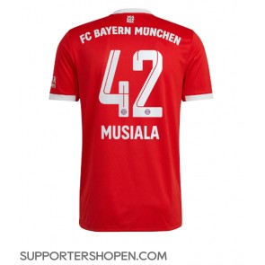 Bayern Munich Jamal Musiala #42 Hemma Matchtröja 2022-23 Kortärmad